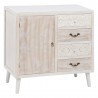 MUEBLE RECIBIDOR NATURAL-BLANCO 80 CM