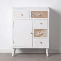 MUEBLE RECIBIDOR BLANCO-NATURAL 67 CM