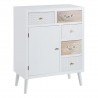 MUEBLE RECIBIDOR BLANCO-NATURAL 67 CM