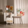 MUEBLE RECIBIDOR BLANCO-NATURAL 67 CM