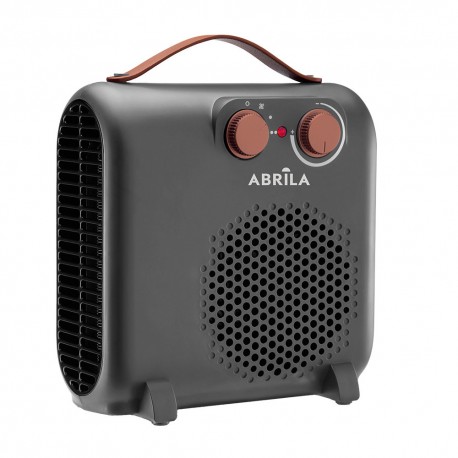 TERMOVENTILADOR ELECTRICO NEGRO MARRÓN TUNDRA 2000W