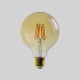 BOMBILLA LED VINTAGE REGULABLE ORO 8W 2300K 800LM 95mm